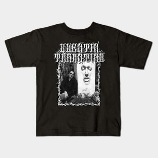 Quentin Tarantino Metal Portrait Kids T-Shirt